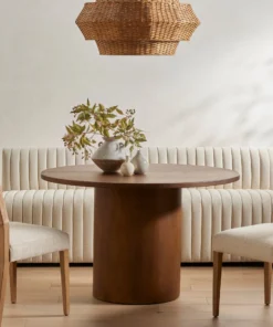 Four Hands Pilo Dining Table Dark Parawood