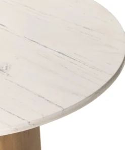 Four Hands Pilo Dining Table Natural Matte With Marble New Arrivals