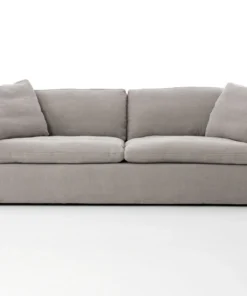 Four Hands Plume Sofa Heather Twill Pewter 12 Four Hands Plume Sofa Heather Twill Pewter