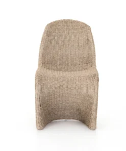 Four Hands Portia Outdoor Dining Chair Vintage White