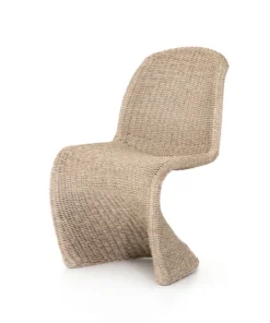 Four Hands Portia Outdoor Dining Chair Vintage White