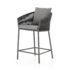 Four Hands Porto Outdoor Counter Stool Charcoal