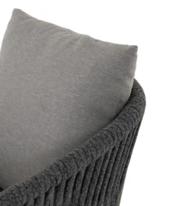 Four Hands Porto Outdoor Bar Stool Charcoal