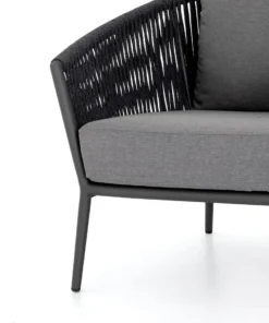 Four Hands New Arrivals Porto Outdoor Chair Charcoal