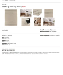 Four Hands Reed Rug 19 Four Hands Reed Rug