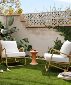 Four Hands Riley Outdoor Chair Faux Rattan New Arrivals
