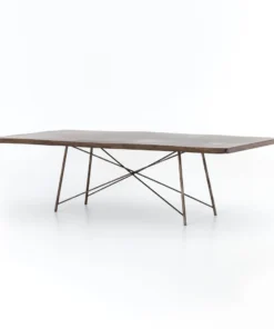 Four Hands Rocky Dining Table Bronzed Iron