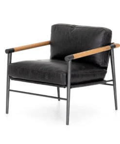 Four Hands New Arrivals Rowen Chair Sonoma Black