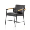 Four Hands New Arrivals Rowen Dining Chair Sonoma Black