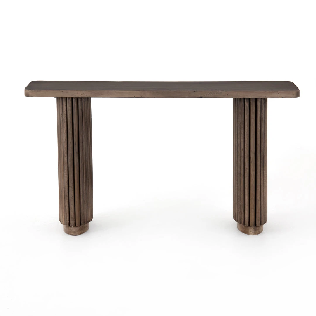 Four Hands New Arrivals Rutherford Console Table Ashen Brown 2 Four Hands New Arrivals Rutherford Console Table Ashen Brown