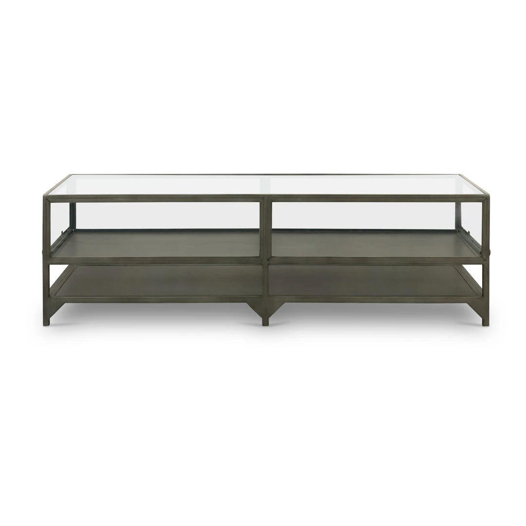 Four Hands Shadow Box Coffee Table Gunmetal New Arrivals 2 Four Hands Shadow Box Coffee Table Gunmetal New Arrivals