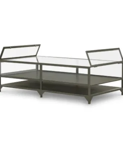 Four Hands Shadow Box Coffee Table Gunmetal New Arrivals 9 Four Hands Shadow Box Coffee Table Gunmetal New Arrivals