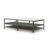 Four Hands Shadow Box Coffee Table Gunmetal New Arrivals