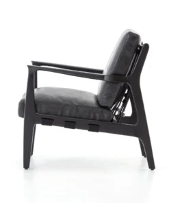 Four Hands Silas Chair Aged Black
