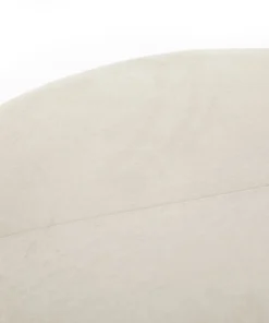 Four Hands Sinclair Large Round Ottoman Whistler Oyster Suede New Arrivals