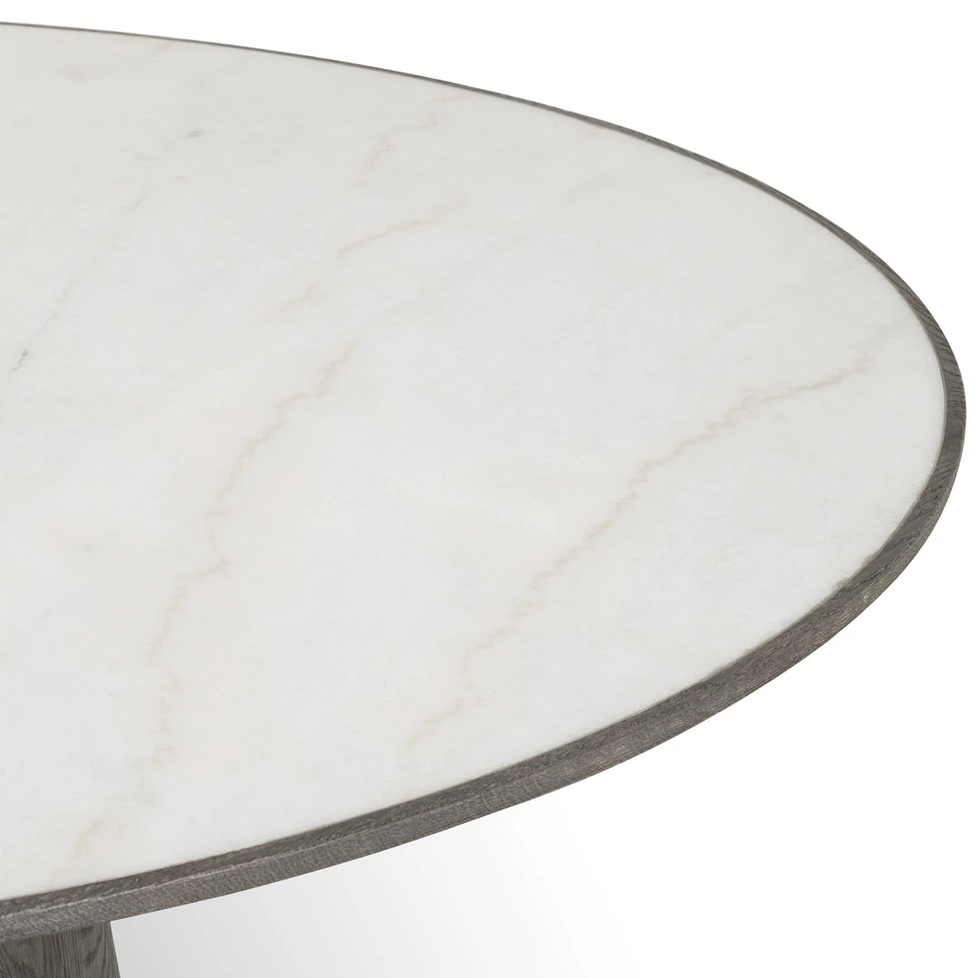 Four Hands Skye Round Dining Table White Marble 6 Four Hands Skye Round Dining Table White Marble