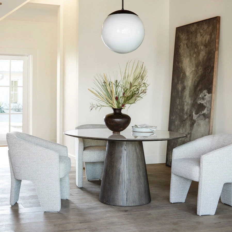 Four Hands Skye Round Dining Table White Marble 2 Four Hands Skye Round Dining Table White Marble