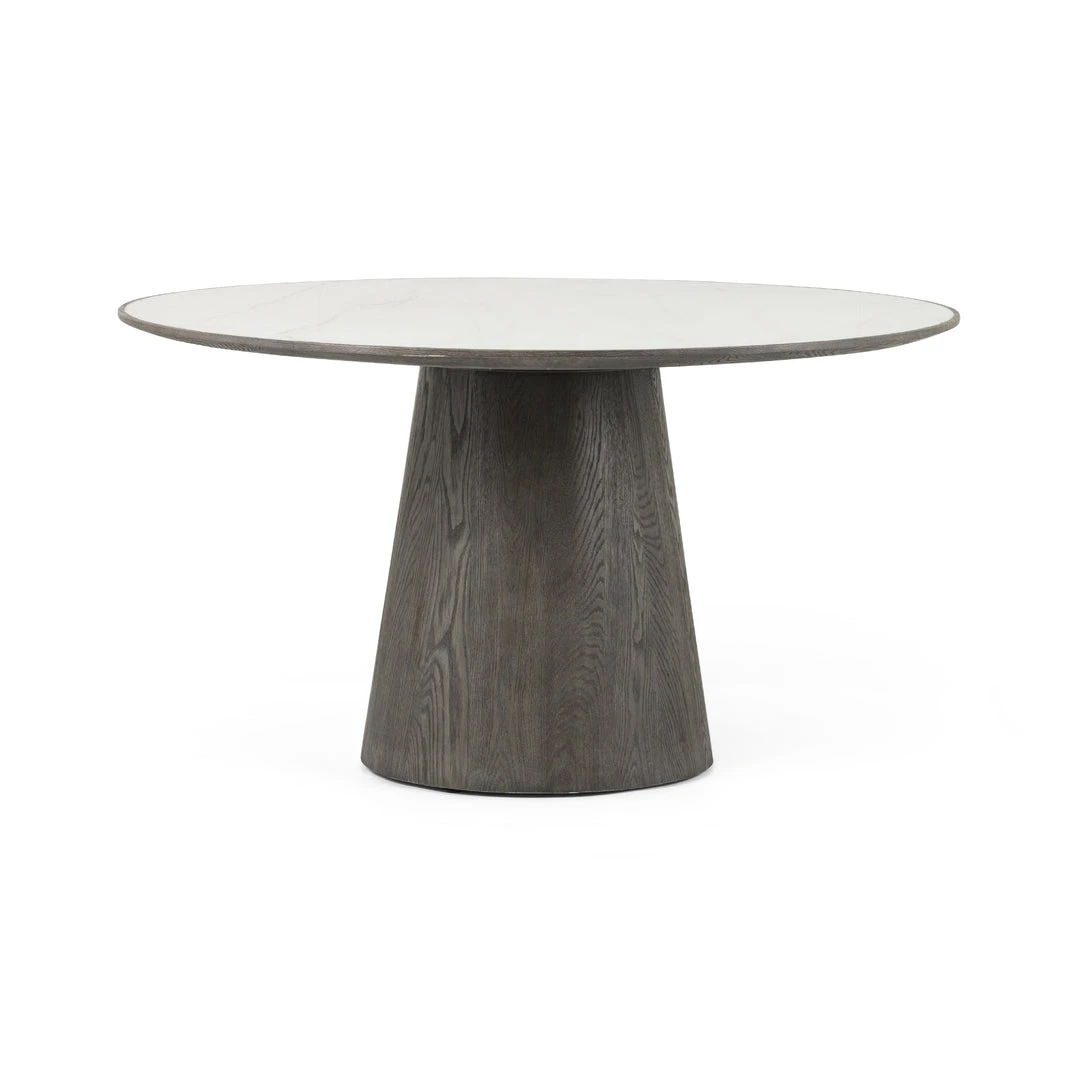 Four Hands Skye Round Dining Table White Marble 1 Four Hands Skye Round Dining Table White Marble