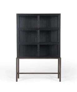 Four Hands New Arrivals Spencer Curio Cabinet Drifted Black 13 Four Hands New Arrivals Spencer Curio Cabinet Drifted Black