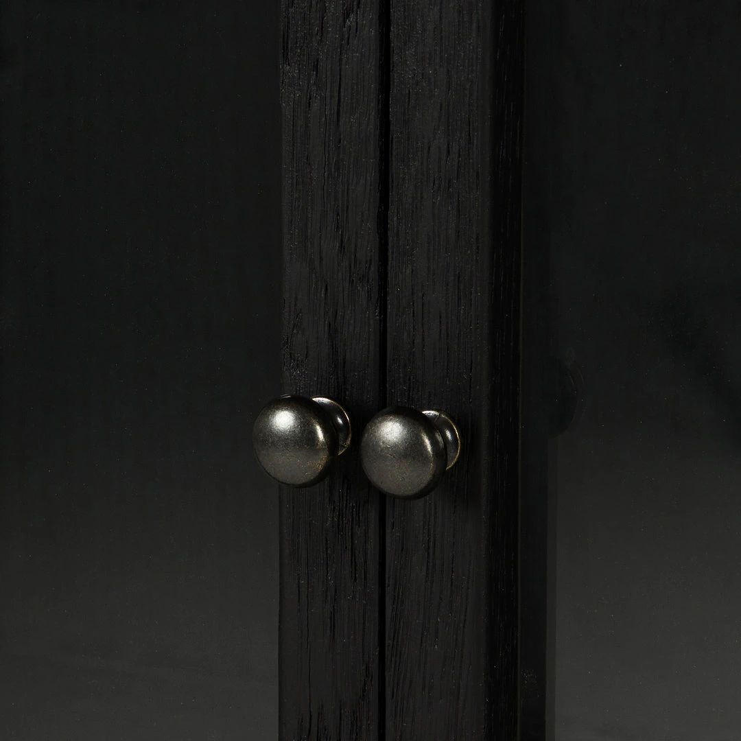 Four Hands New Arrivals Spencer Curio Cabinet Drifted Black 8 Four Hands New Arrivals Spencer Curio Cabinet Drifted Black