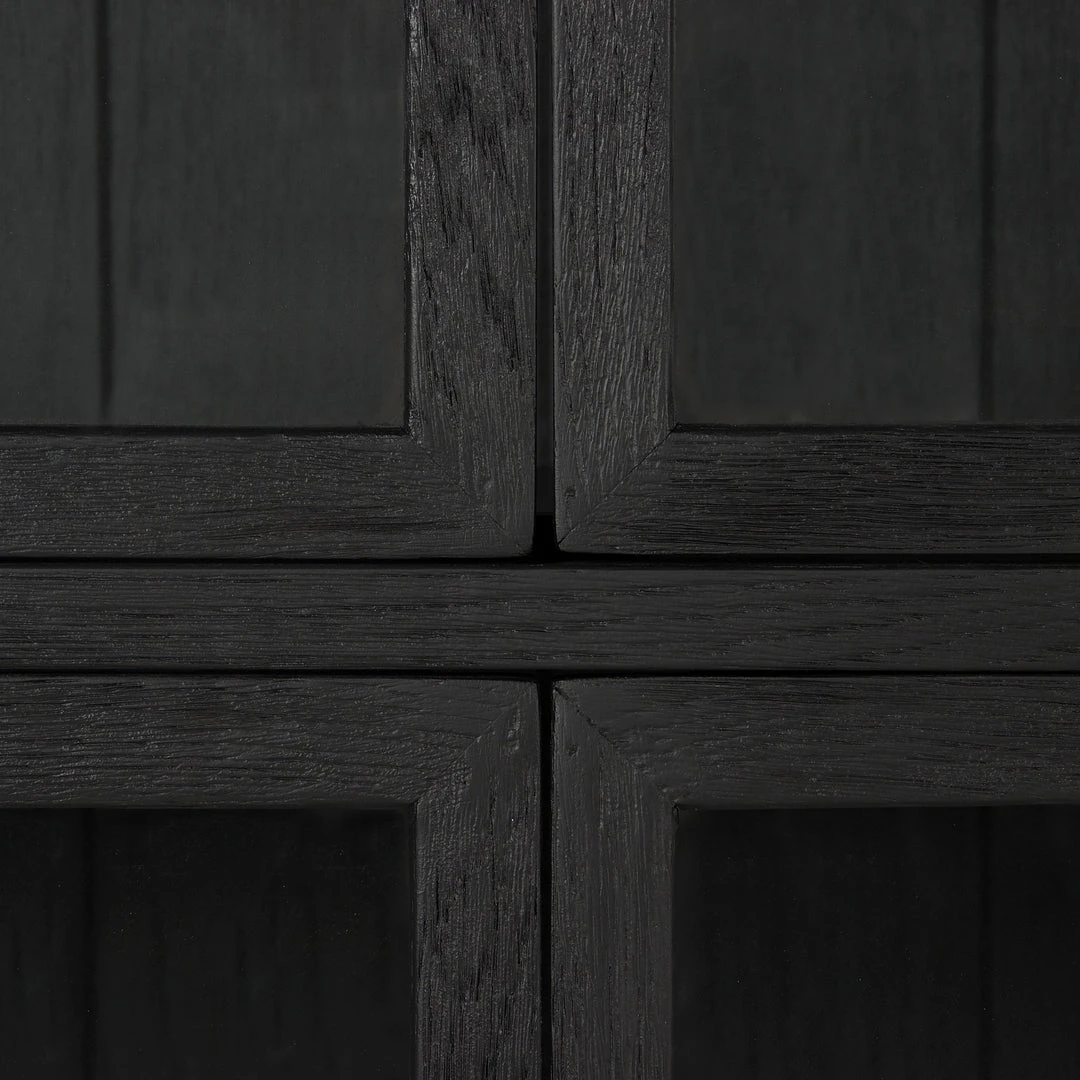 Four Hands New Arrivals Spencer Curio Cabinet Drifted Black 7 Four Hands New Arrivals Spencer Curio Cabinet Drifted Black