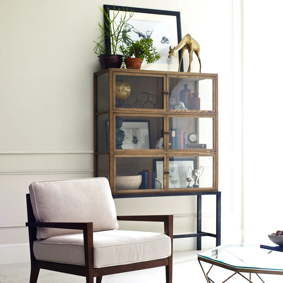 Four Hands Spencer Curio Cabinet Drifted Oak 2 Four Hands Spencer Curio Cabinet Drifted Oak