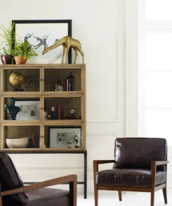 Four Hands Spencer Curio Cabinet Drifted Oak 9 Four Hands Spencer Curio Cabinet Drifted Oak