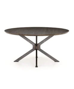 Four Hands Spider Round Dining Table English Brown Oak 10 Four Hands Spider Round Dining Table English Brown Oak