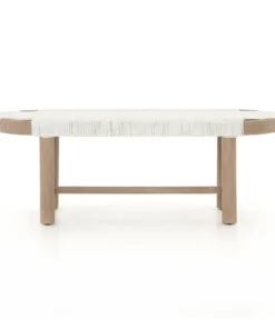 Four Hands Sumner Outdoor Bench Washed Brown