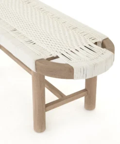Four Hands Sumner Outdoor Bench Washed Brown