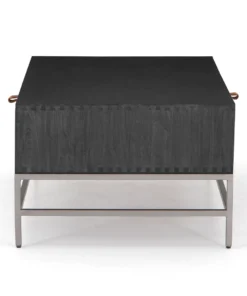 Four Hands New Arrivals Trey Coffee Table Black Wash Poplar