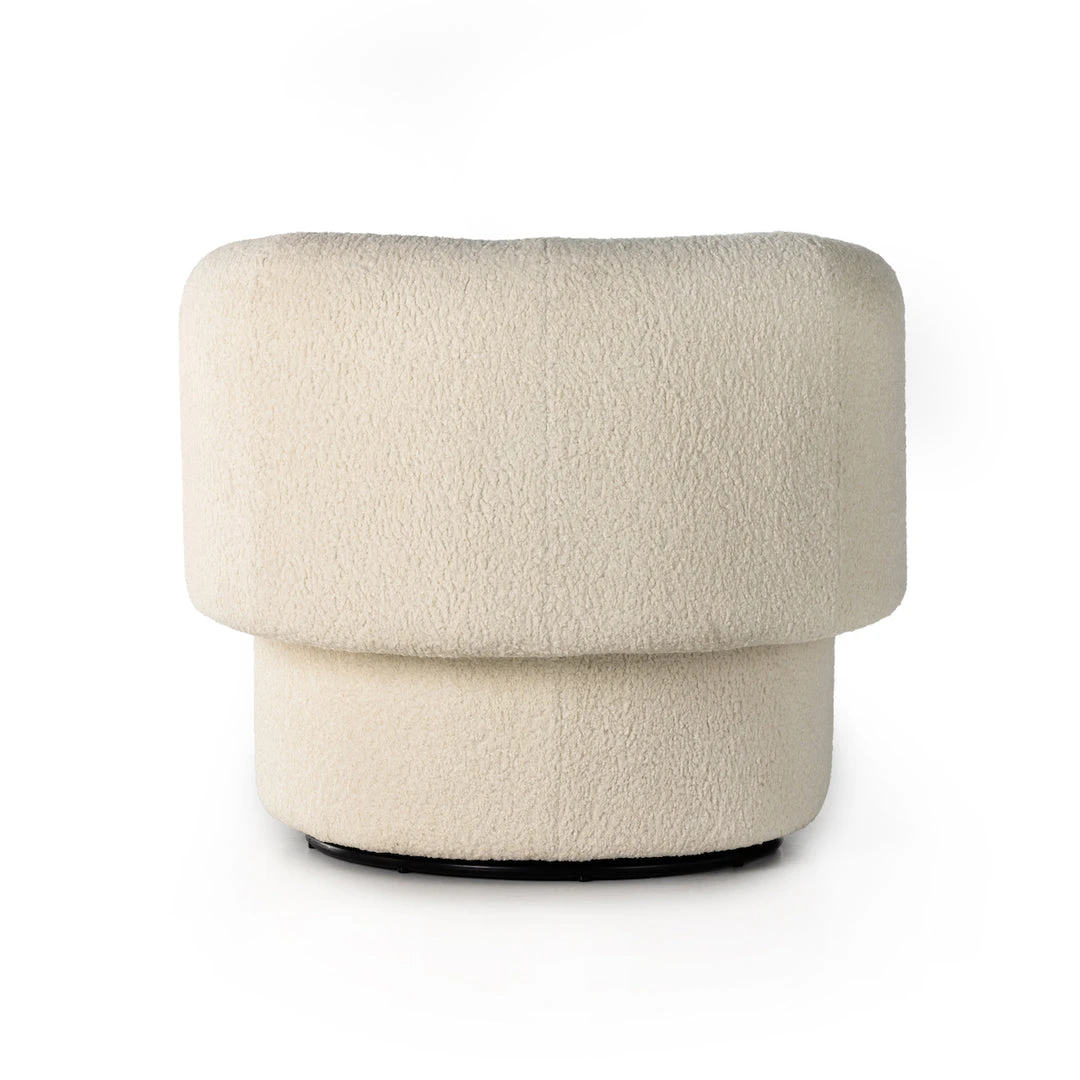 Four Hands Tybalt Swivel Chair Sheepskin Natural 10 Four Hands Tybalt Swivel Chair Sheepskin Natural