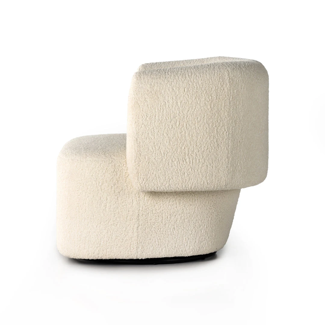 Four Hands Tybalt Swivel Chair Sheepskin Natural 5 Four Hands Tybalt Swivel Chair Sheepskin Natural