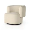 Four Hands Tybalt Swivel Chair Sheepskin Natural