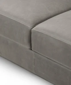 Four Hands Vanna Sofa Pewter Leather