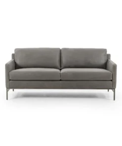 Four Hands Vanna Sofa Pewter Leather
