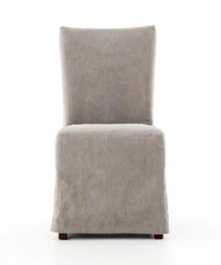 Four Hands Vista Dining Chair Heather Twill Carbon New Arrivals