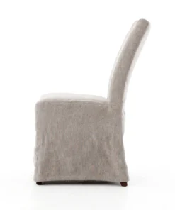 Four Hands Vista Dining Chair Heather Twill Carbon New Arrivals