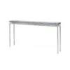 Made Goods Benjamin Narrow Console Table Silver New Arrivals
