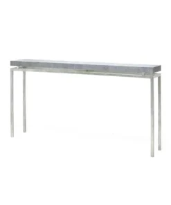 Made Goods Benjamin Narrow Console Table Silver New Arrivals