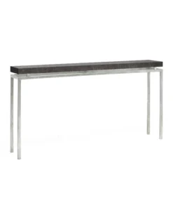 Made Goods Benjamin Narrow Console Table Silver New Arrivals