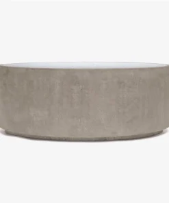 Made Goods Cara Oval Coffee Table Sand Faux Shagreen New Arrivals