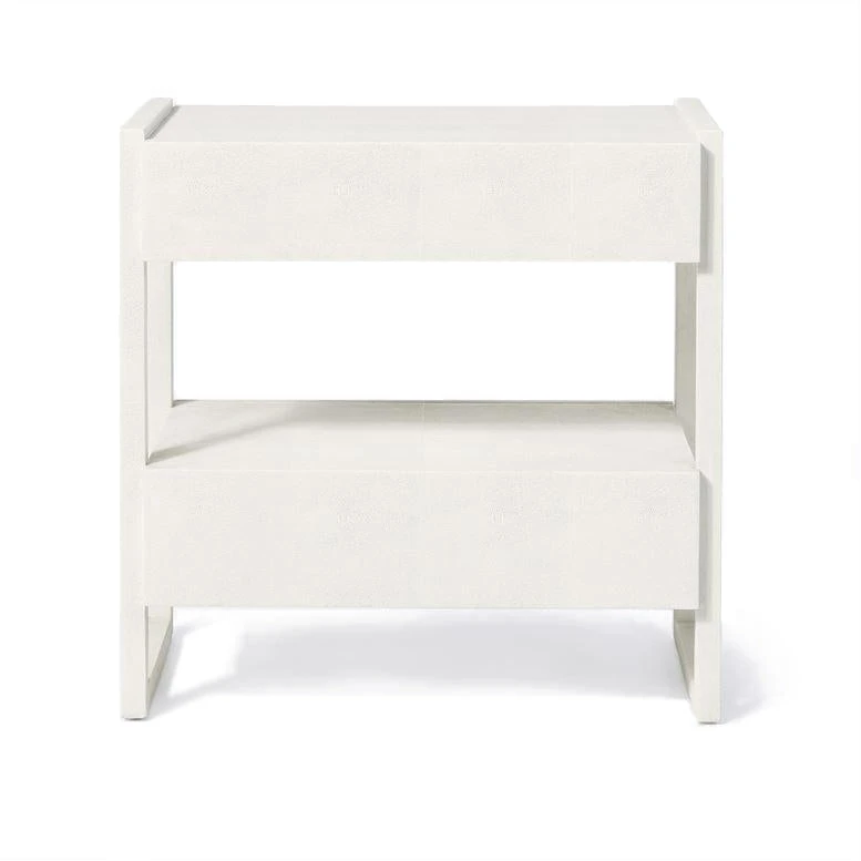 Made Goods New Arrivals Carrigan Double Nightstand Pristine Vintage Faux Shagreen 2 Made Goods New Arrivals Carrigan Double Nightstand Pristine Vintage Faux Shagreen