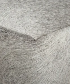 Made Goods Essex Stool Gray Hair On Hide Leather New Arrivals