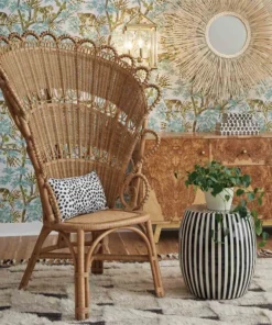 Made Goods Janson Stool Black And White