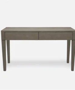 Made Goods Sorin 2 Drawer Desk Seal Faux Shagreen New Arrivals