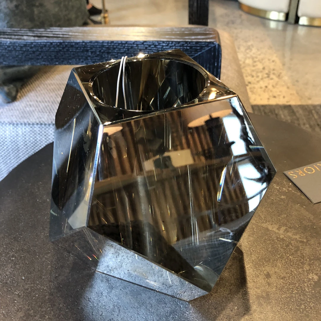 Arteriors Home New Arrivals Gemma Vase Smoke Gray 3 Arteriors Home New Arrivals Gemma Vase Smoke Gray