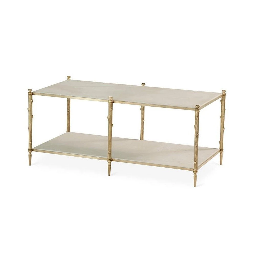 Global Views Arbor Cocktail Table Brass And White Marble New Arrivals 1 Global Views Arbor Cocktail Table Brass And White Marble New Arrivals