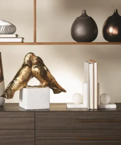 Global Views Alabaster Ball Bookends Set 6 Global Views Alabaster Ball Bookends Set