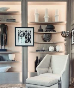 Global Views Ascending Ring Vases Matte White Set Of 3